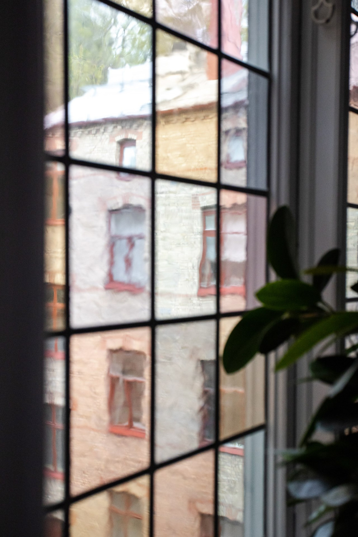 Blyinfattade fönster Hälsovägen 9