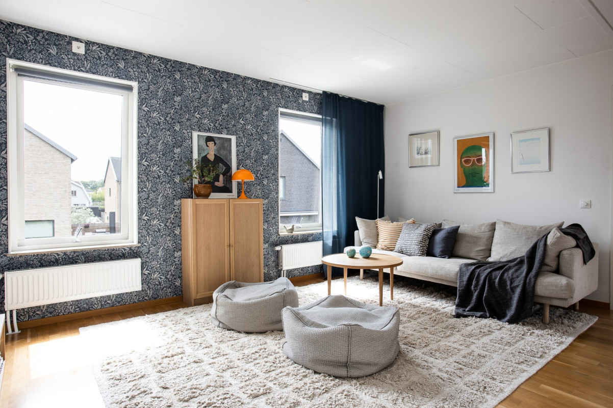 Ovanvåningen och det potentiellt 5e sovrummet Ovanvåningen och det potentiellt 5e sovrummet Astilbegatan 6