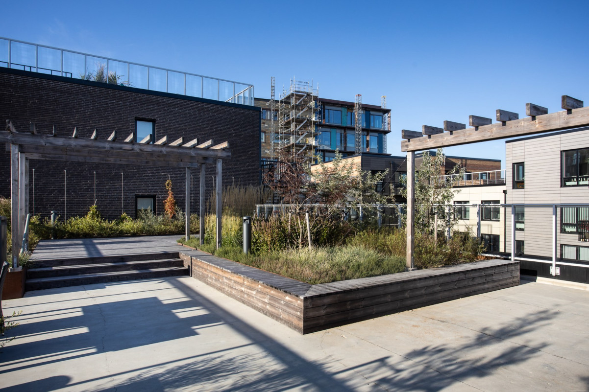 Gemensam takterrass Baltzars gränd 3