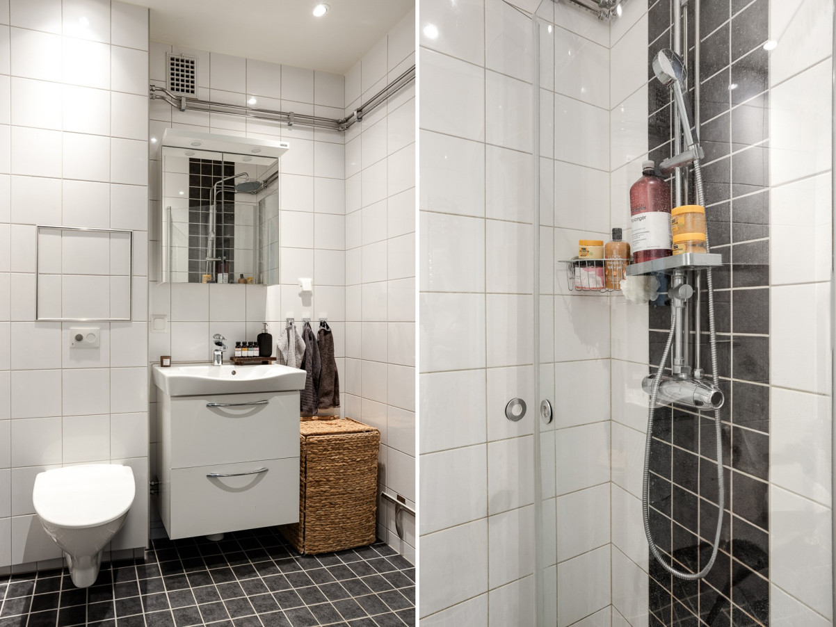 Fräscht badrum från -19 Malmögatan 3B