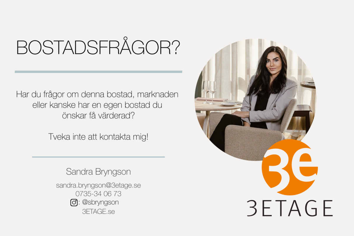 Bostadsfrågor? Kontakta mig! Bostadsfrågor? Kontakta mig! Skånegatan 16C