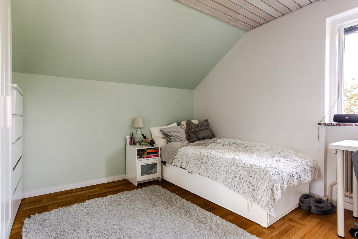 Tredje sovrummet ovanvåningen Skolvägen 30