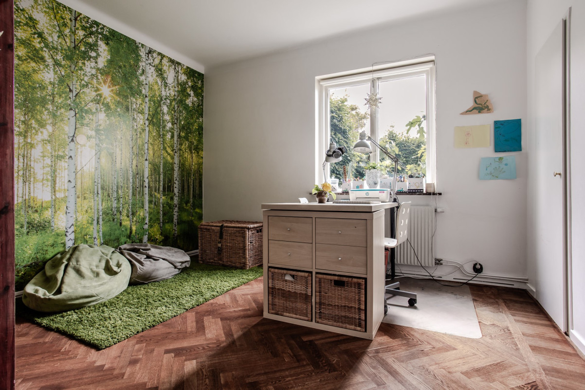 Sovrum entréplan Skolvägen 30