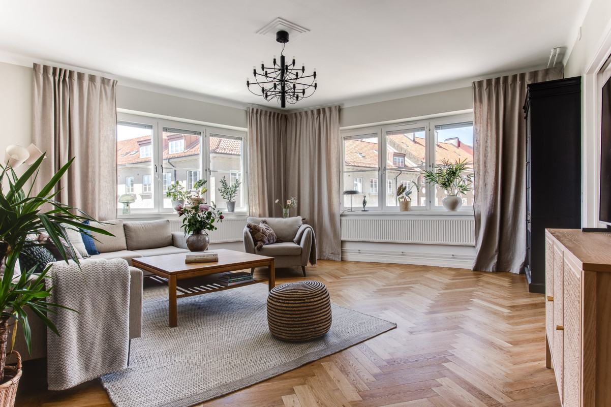 Magiskt sällskapsrum i husets gavel Pålsjögatan 8