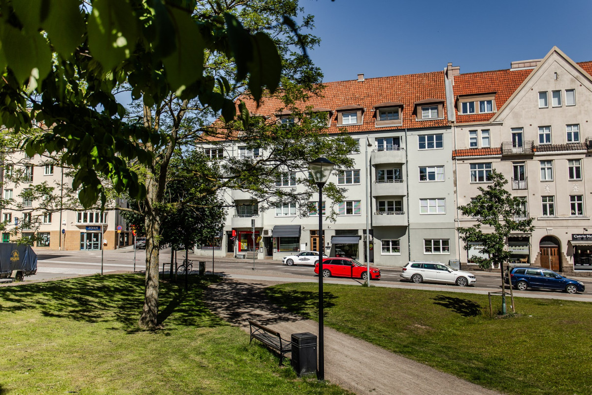Kopparmölleparken intill Pålsjögatan 8