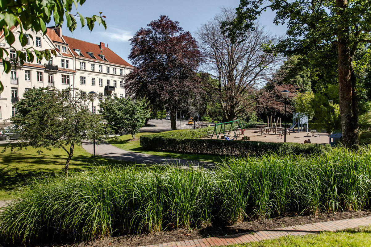 Kopparmölleparken intill Pålsjögatan 8