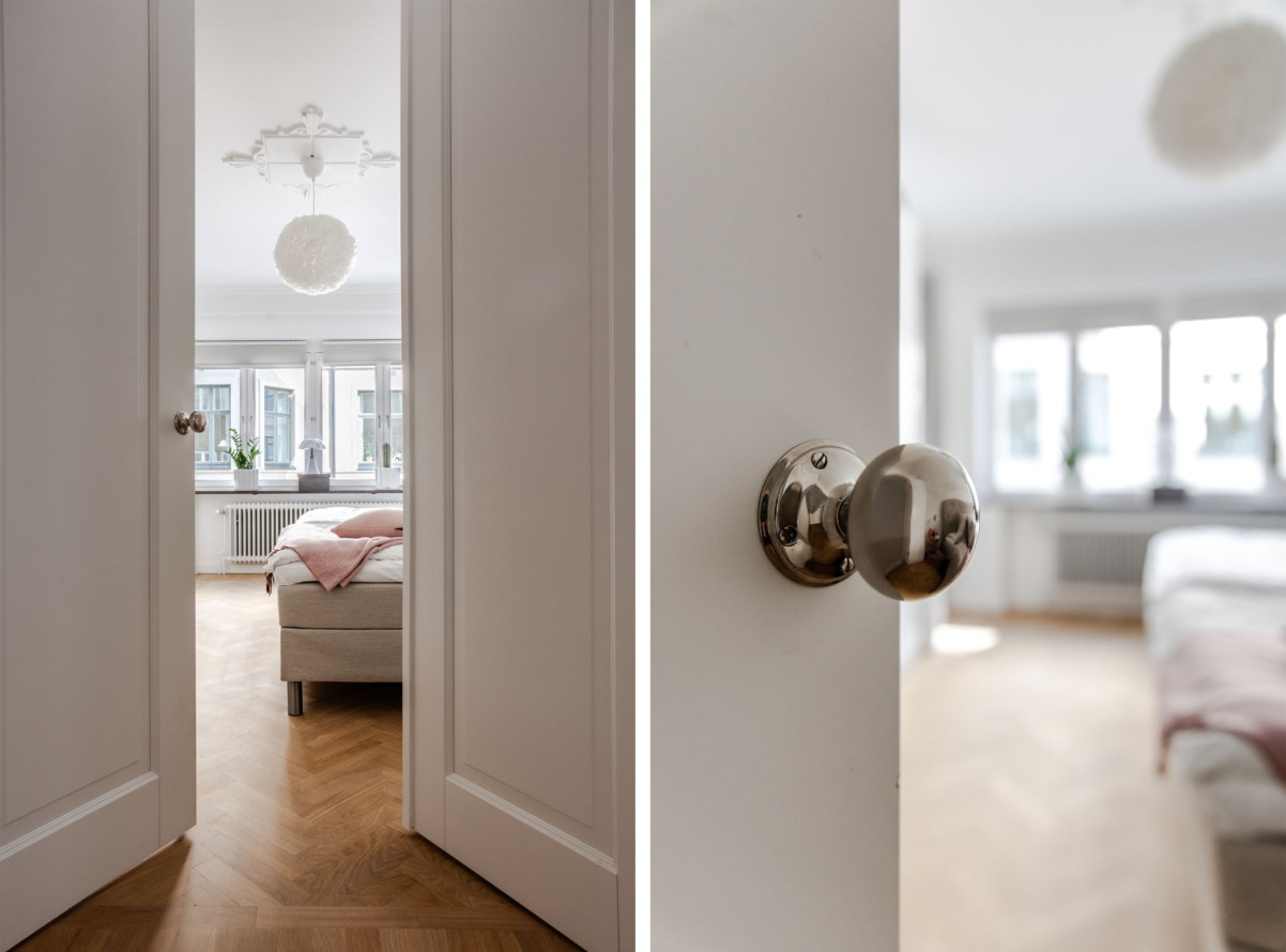 dörrar sovrum Drottninggatan 53B