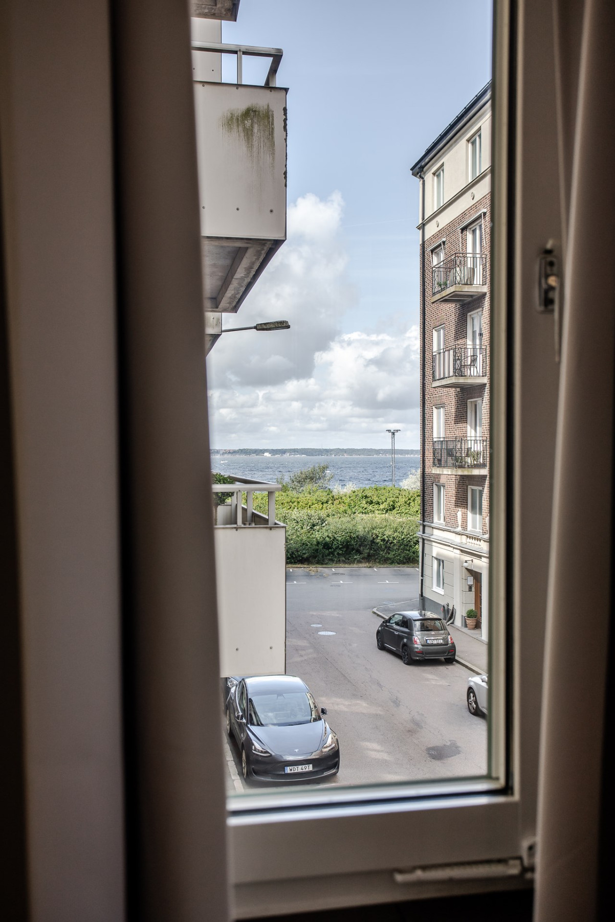 Vakna upp med glimt av sundet Drottninggatan 53B