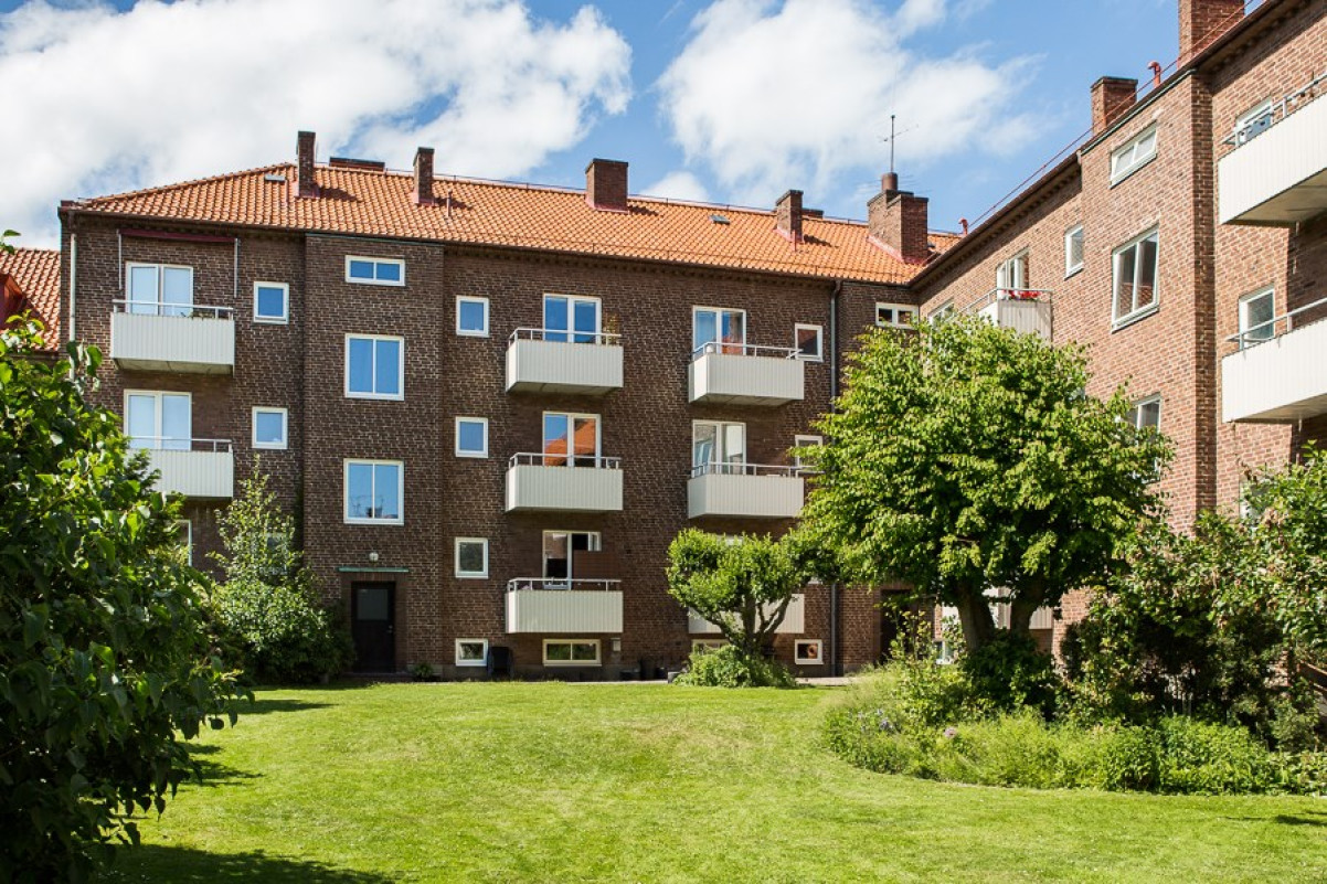 Trevlig innergård Tågagatan 54A