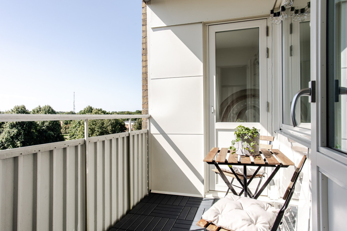 Balkong i soligt söderläge Frontgatan 8B