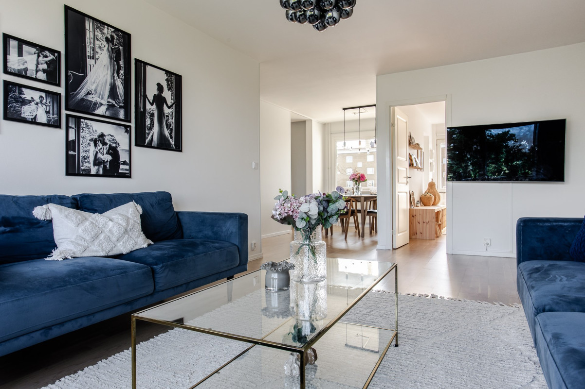 Ljust härligt vardagsrum Frontgatan 8B