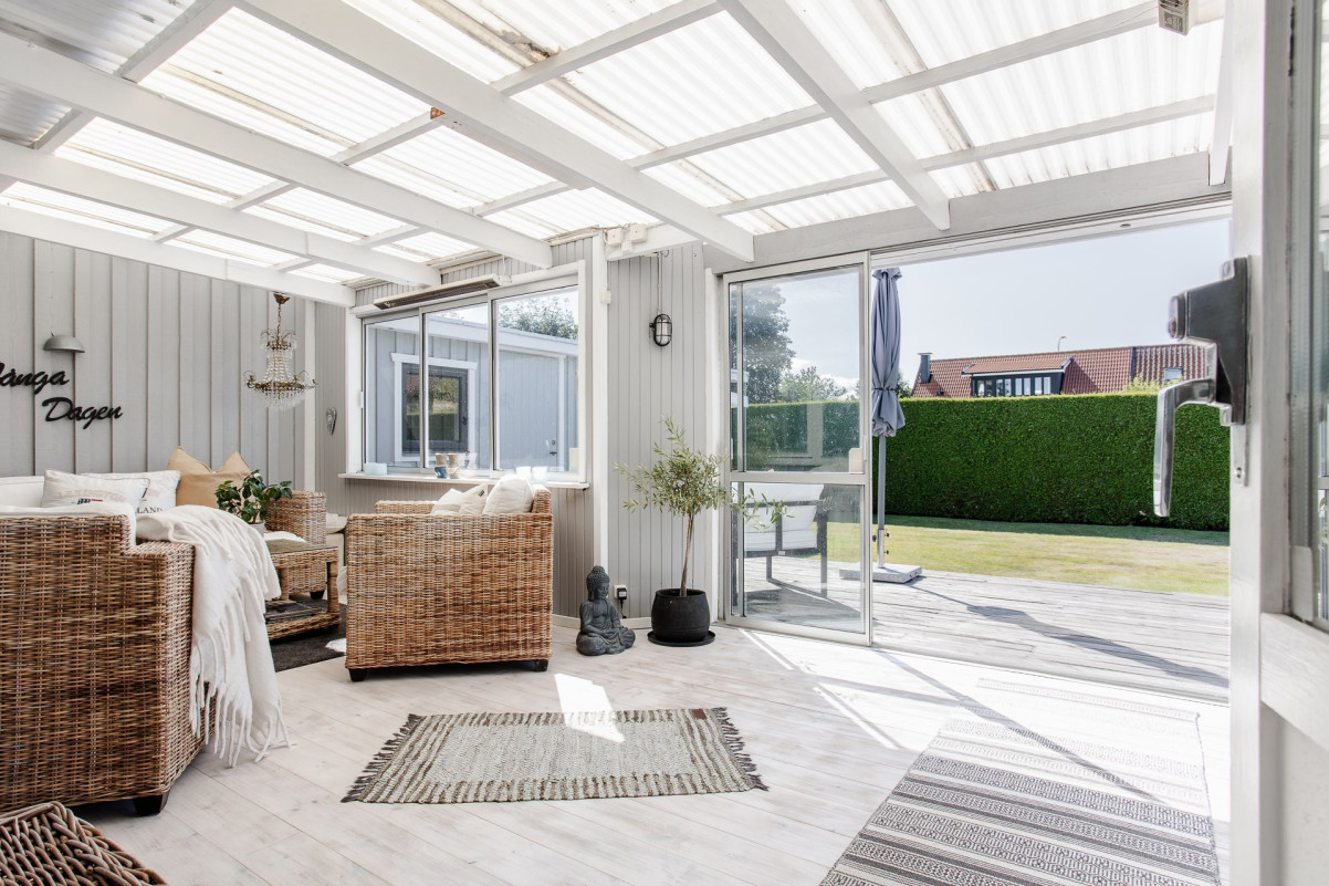 Stort inglasat uterum Vallmogatan 20