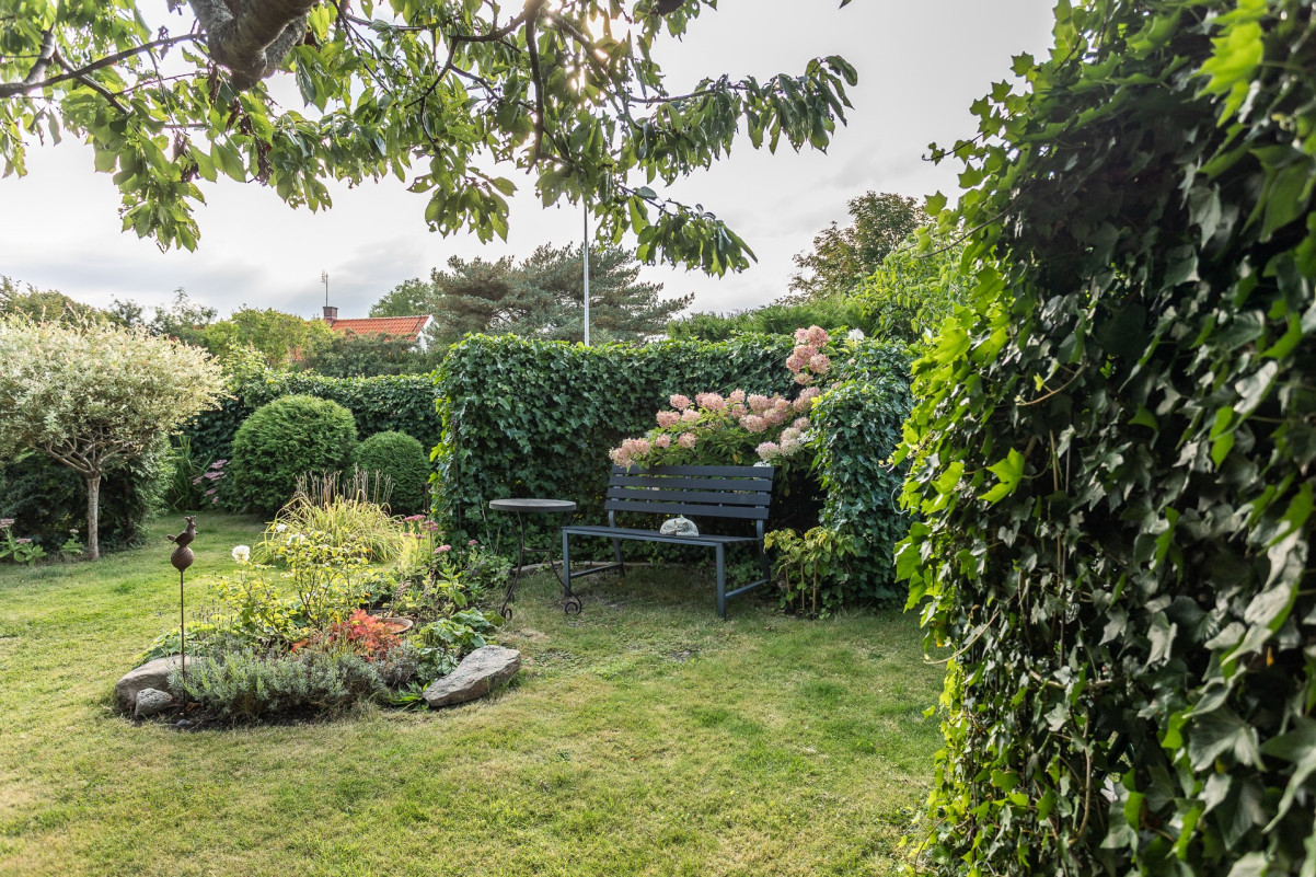 Trädgårdsbild Sandskäddevägen 12