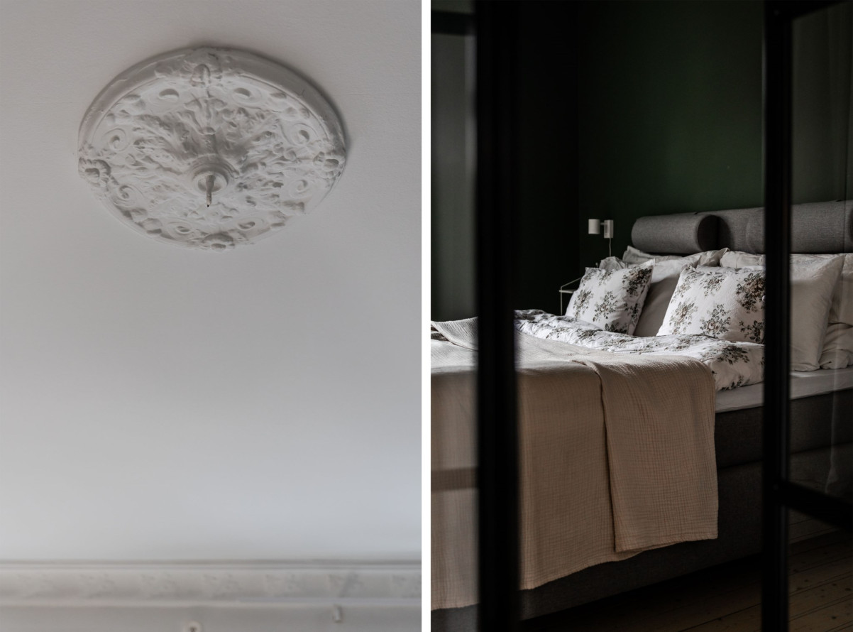 detaljer sovrum Karl x gustavs gata 24B