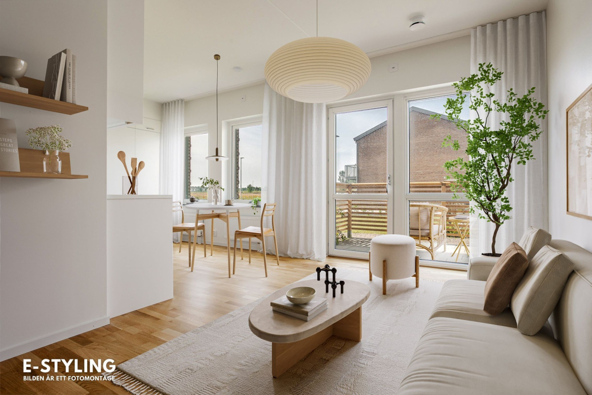 Renderad, ej verklig, bild Renderad, ej verklig, bild Allégatan 57