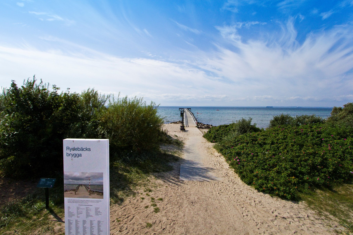 Rydebäcks brygga och strand Rydebäcks brygga och strand Grindögatan 109