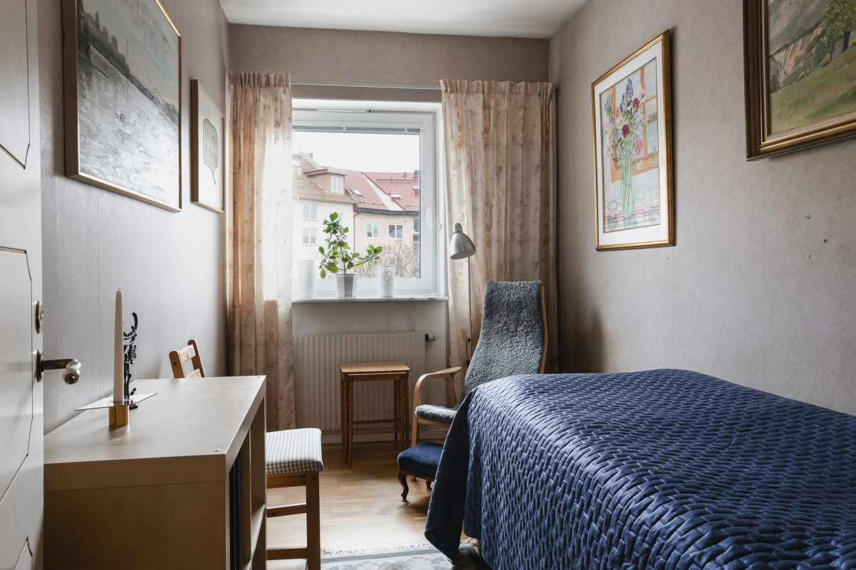 Sovrum två Dämmegatan 6