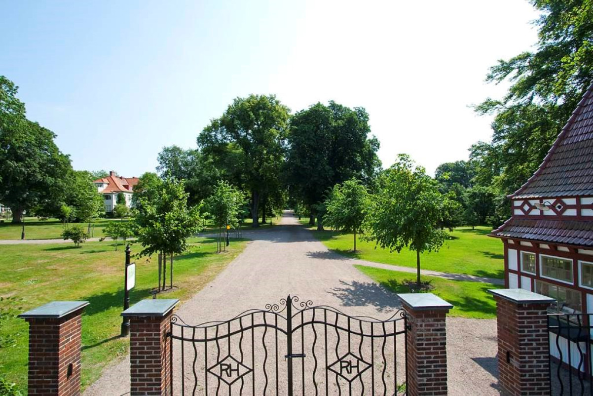 Den gamla originalentrén till Ramlösa Hälsobrunn Brunnsallén 243