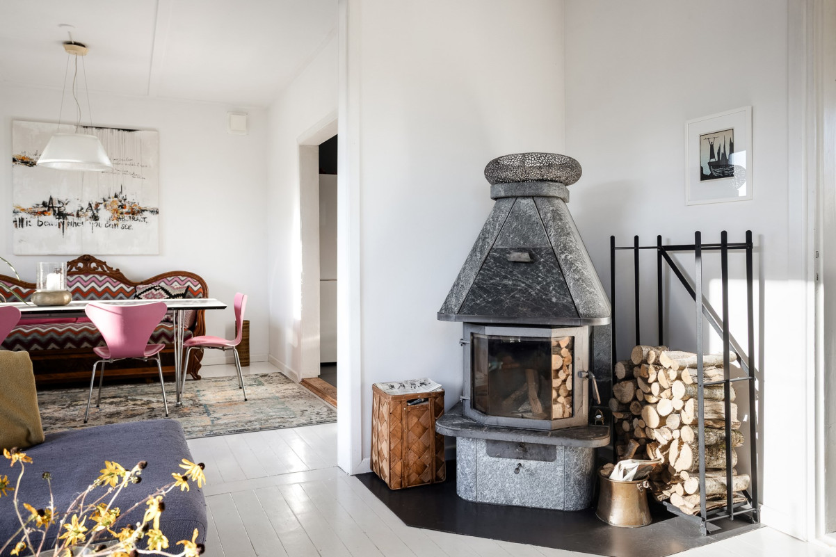 Värmande kamin förstås Vallmogatan 9