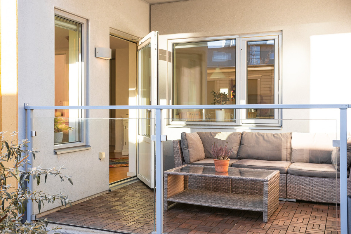 Uteplats/balkong i soligt söderläge Svartögatan 6