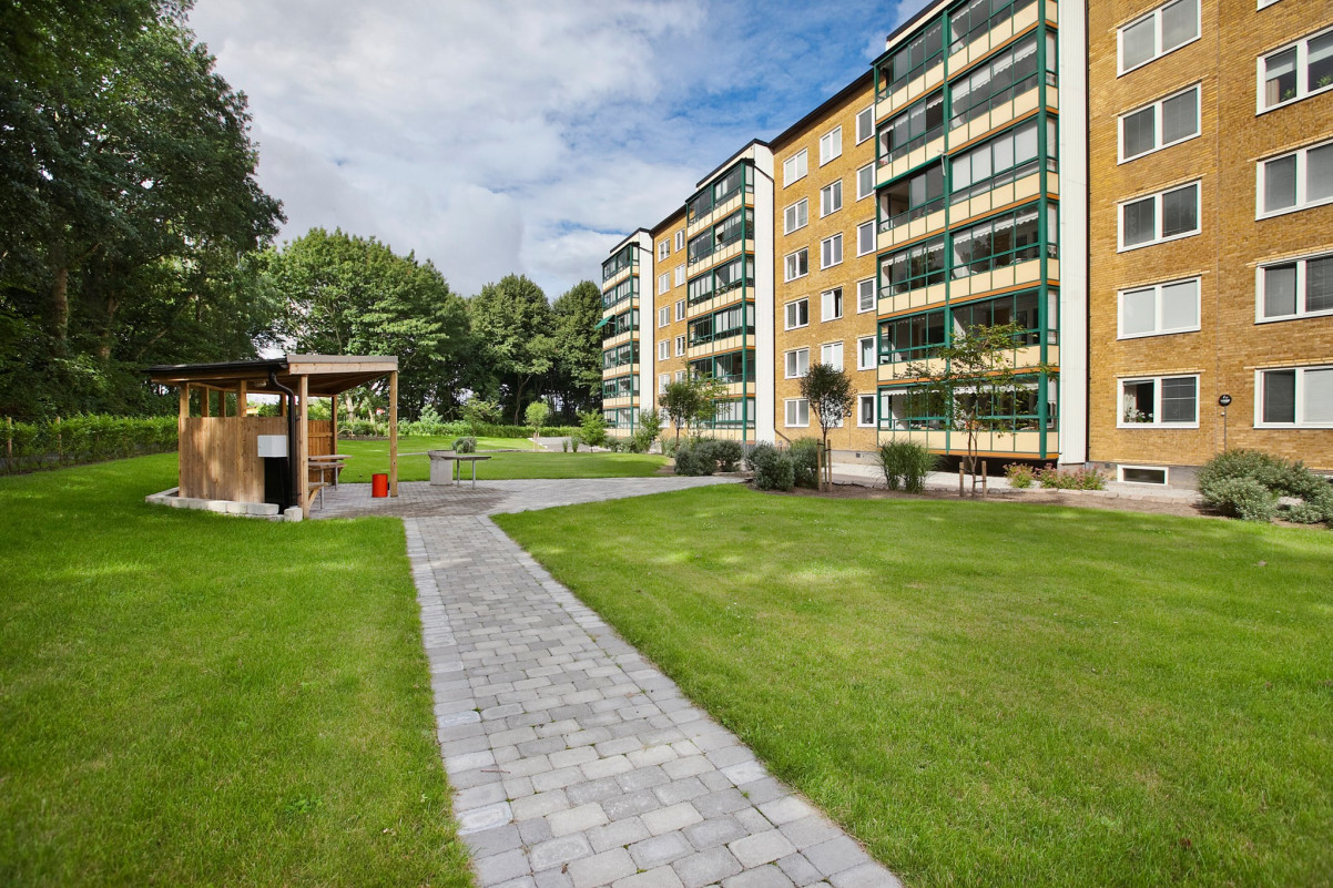 Gemensamma uteplatser Ryttmästaregatan 11A