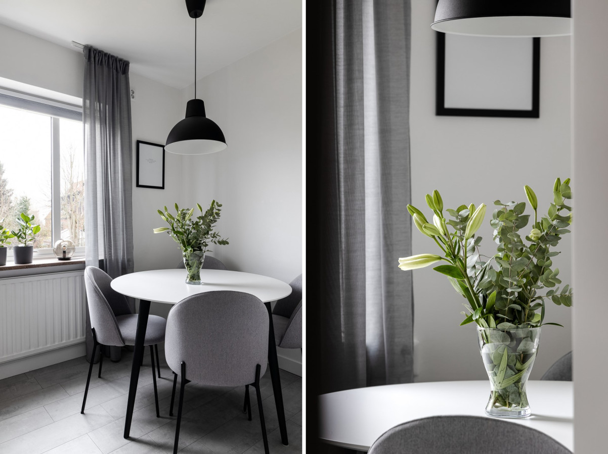 Matplats för 4 personer i köket Ystadsgatan 12C