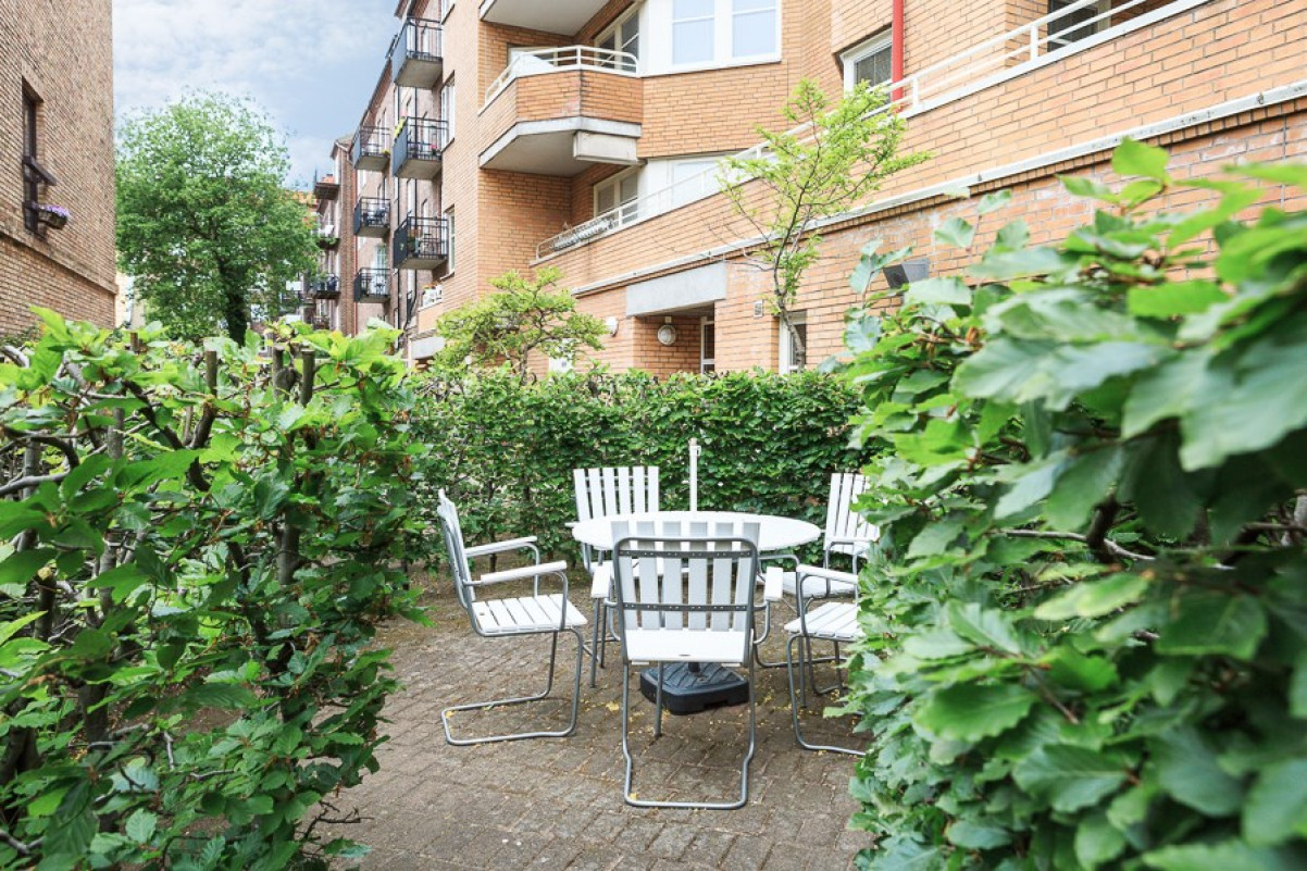 Föreningens innergård Fågelsångsgatan 21