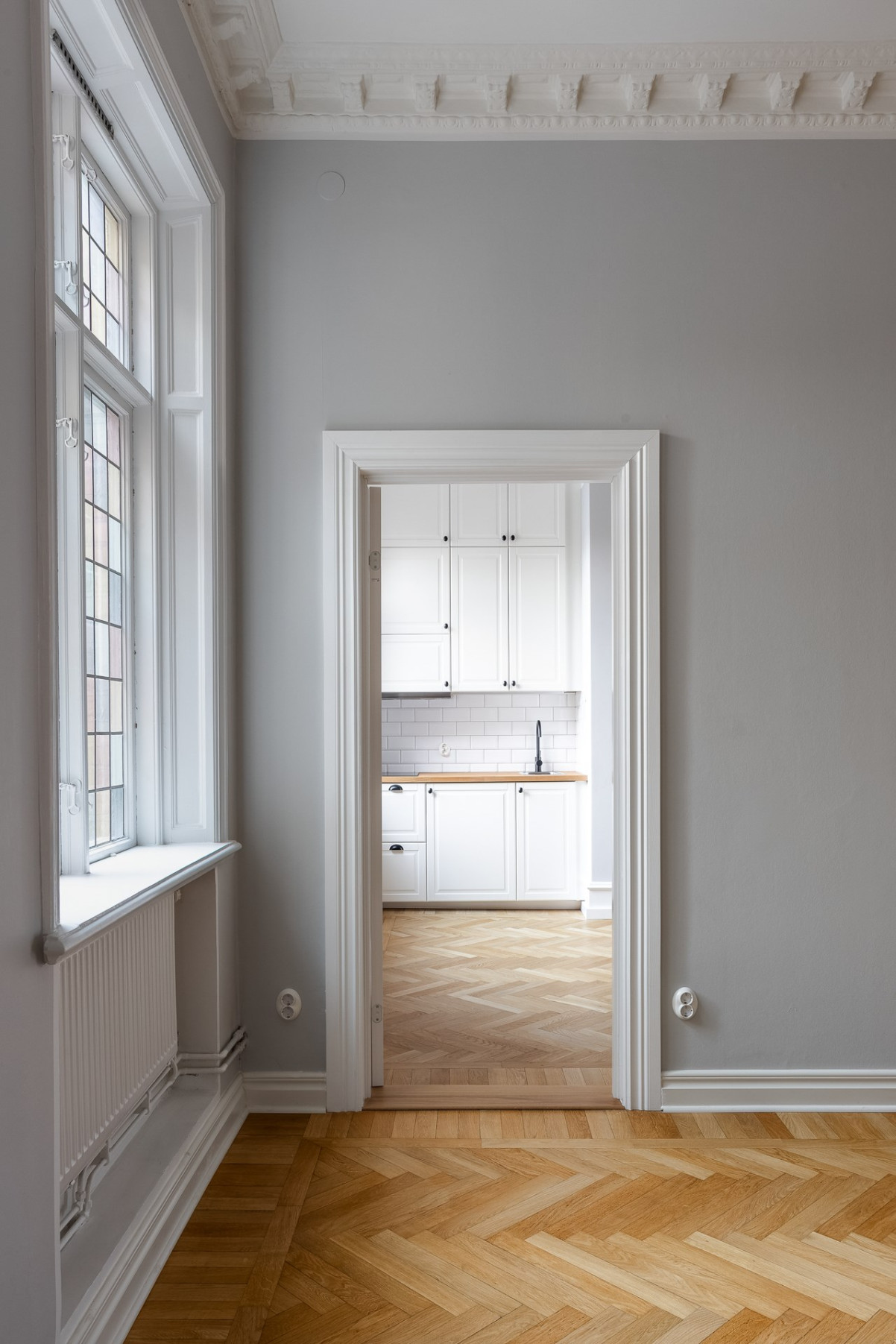 Vy mot uthyrningsdelen Hälsovägen 9