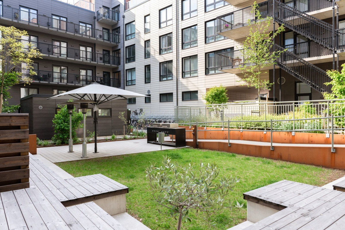 Föreningens innergård. Redaregatan 34