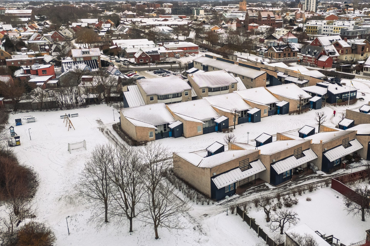 Luftig bebyggelse och grönytor som granne Tegelgatan 14