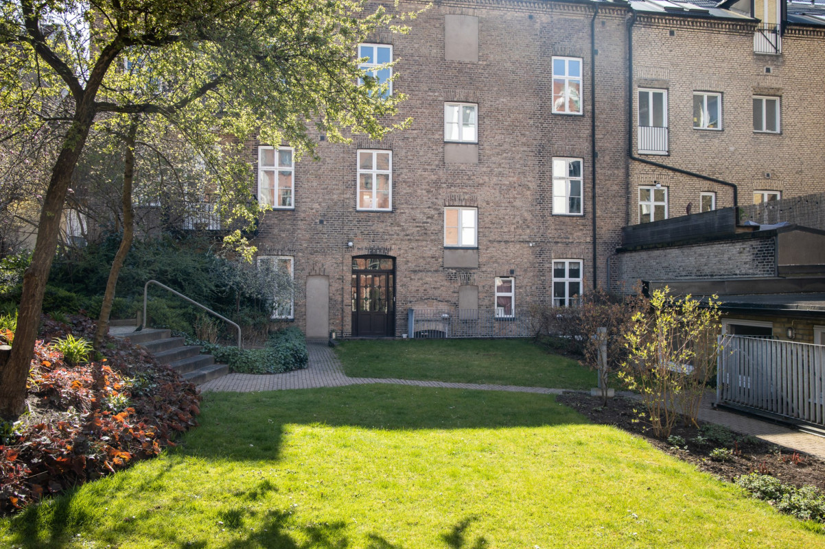 Föreningens innergård Hallgatan 3