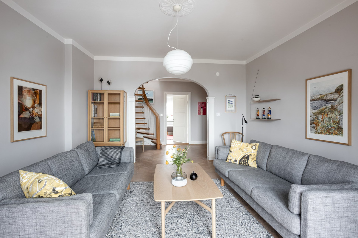 Vardagsrum Karl X Gustavs gata 6