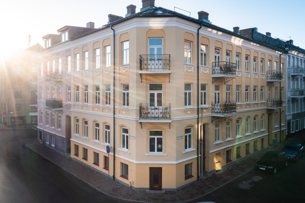 Vacker äldre fastighet Aschebergsgatan 14