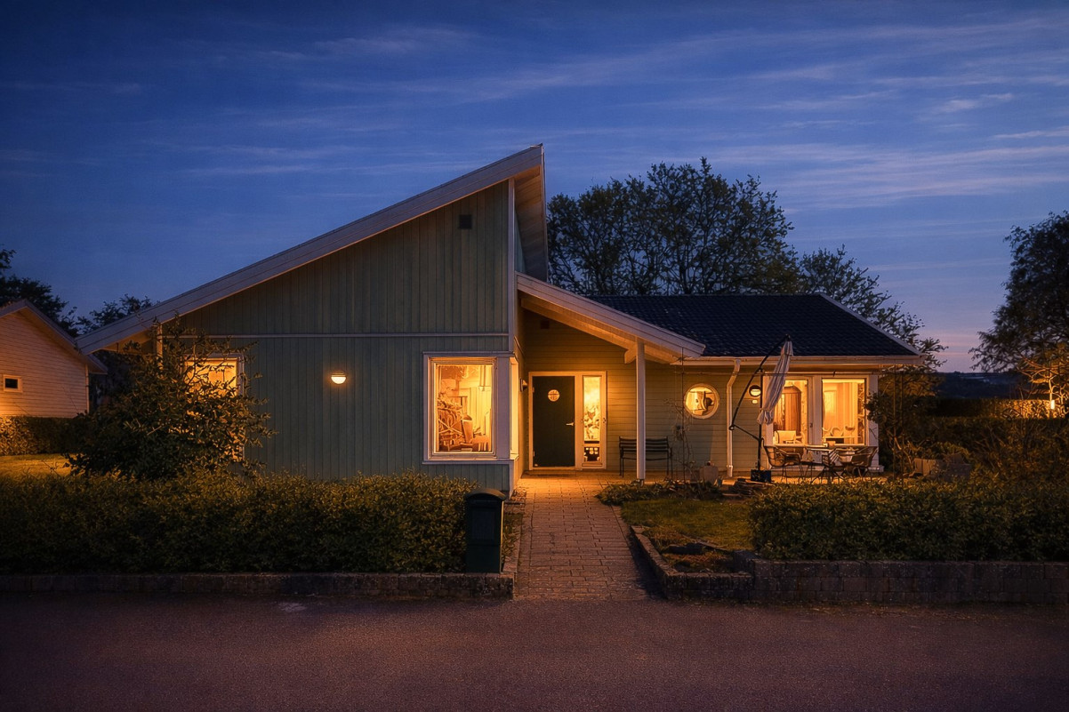 Kvällsbild (AI) Medeltidsvägen 13