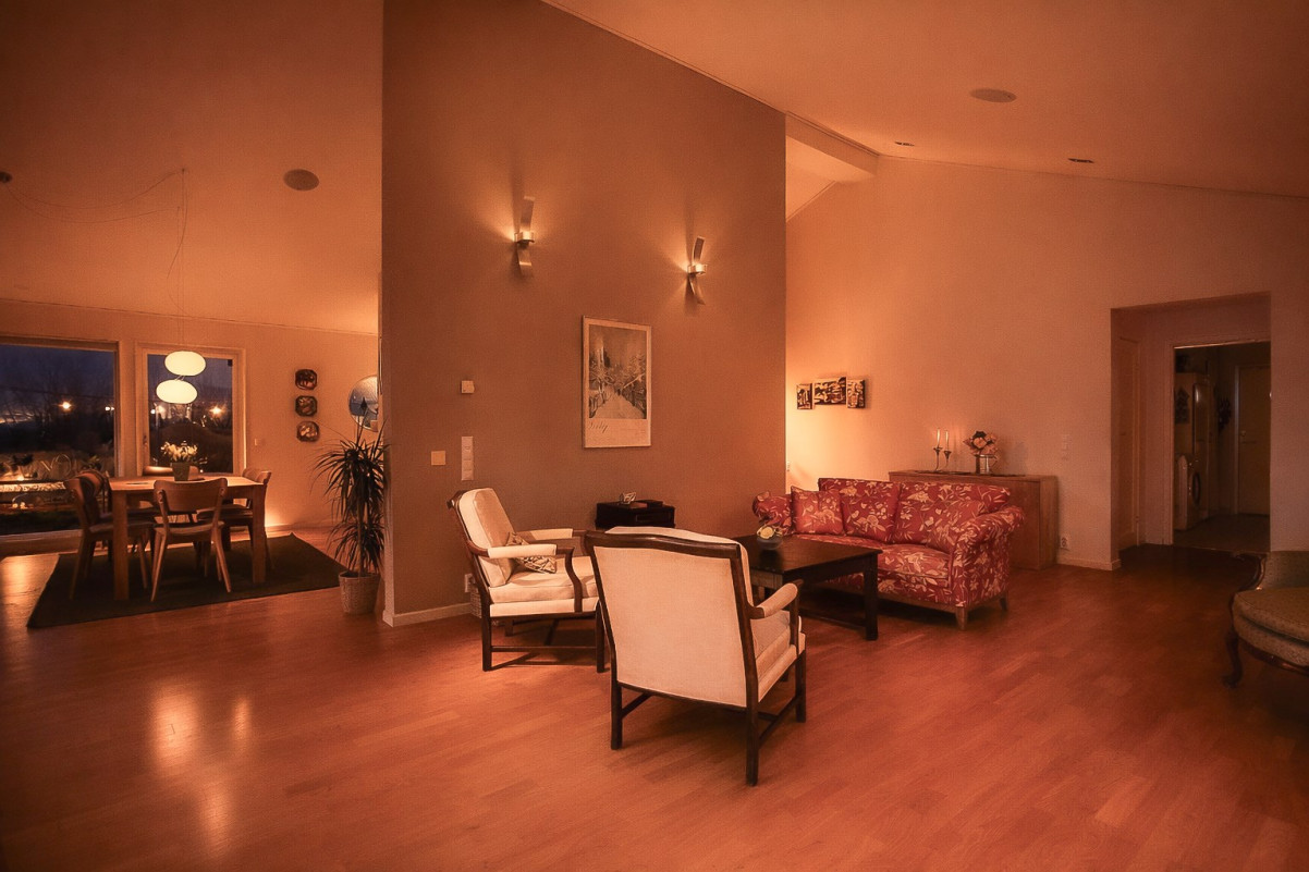 Kvällsbild (AI redigerad) Medeltidsvägen 13