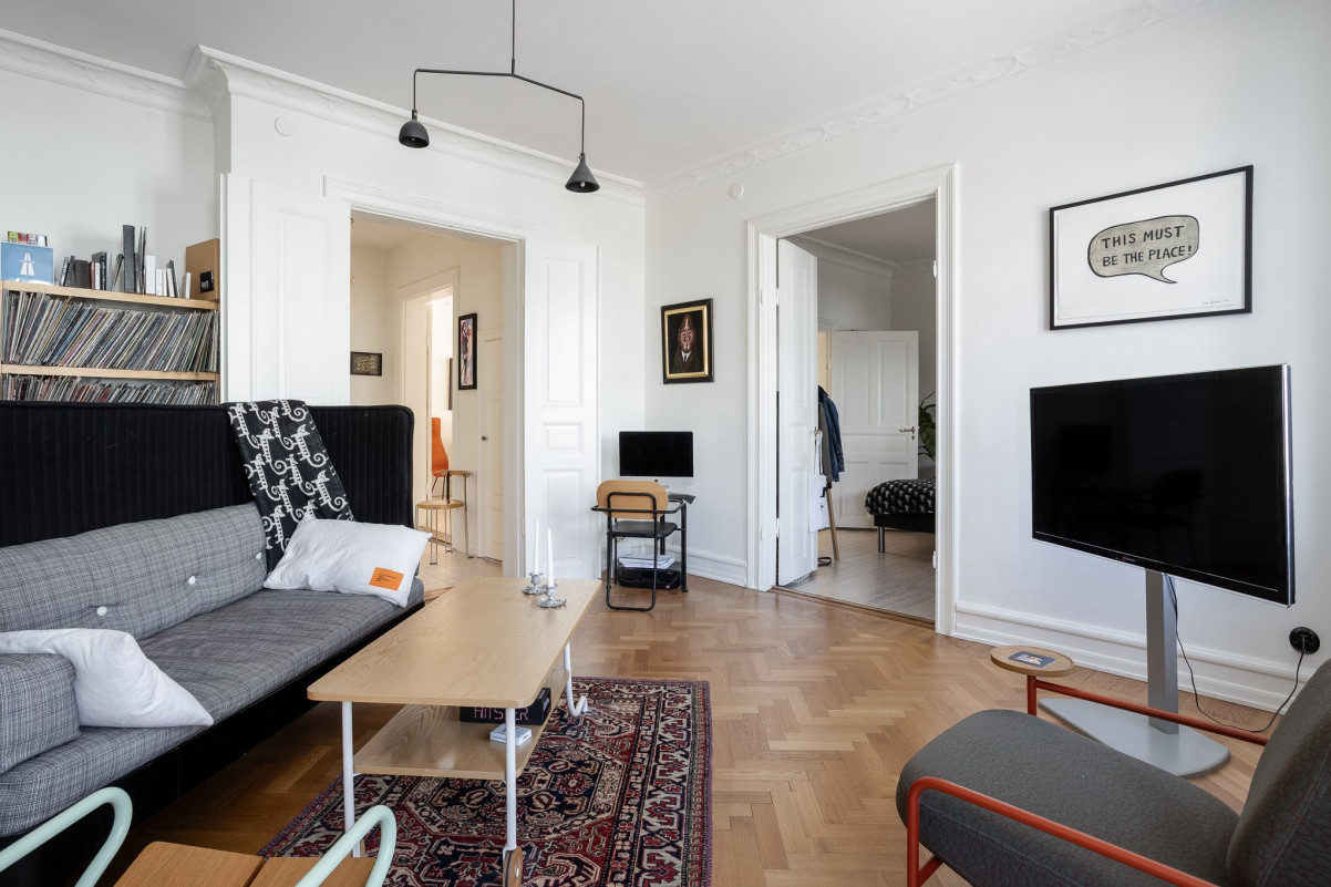 Vardagsrum Mellersta stenbocksgatan 3