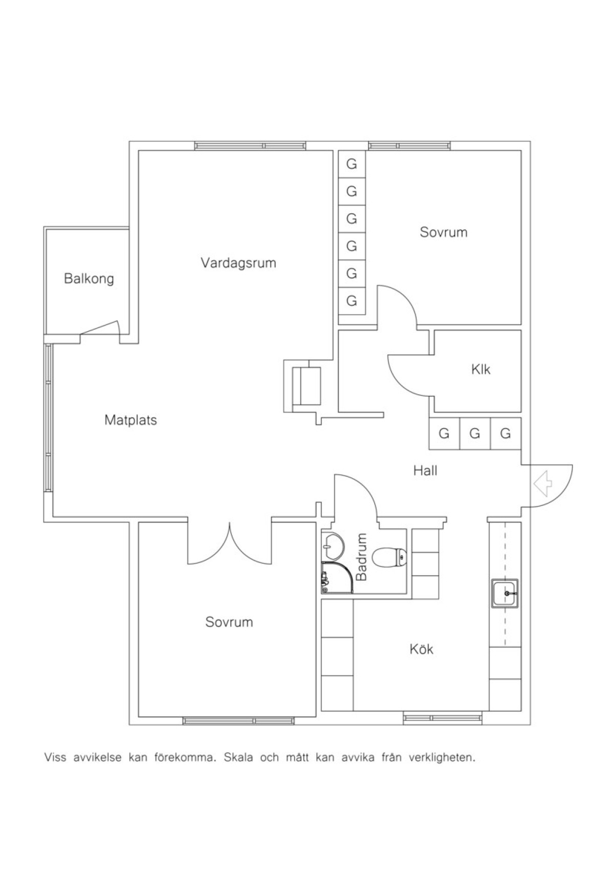 planritning Hälsovägen 41A