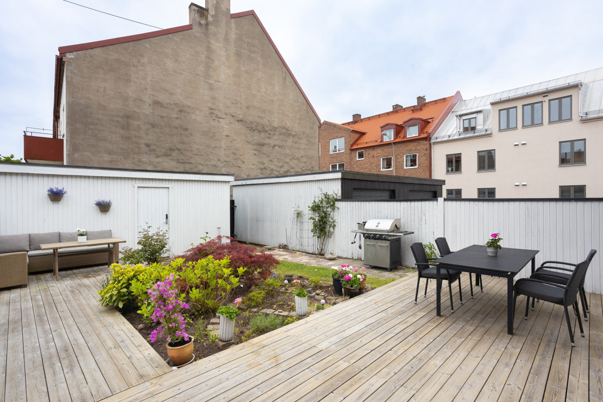 Härlig uteplats i söderläge Öresundsgatan 57