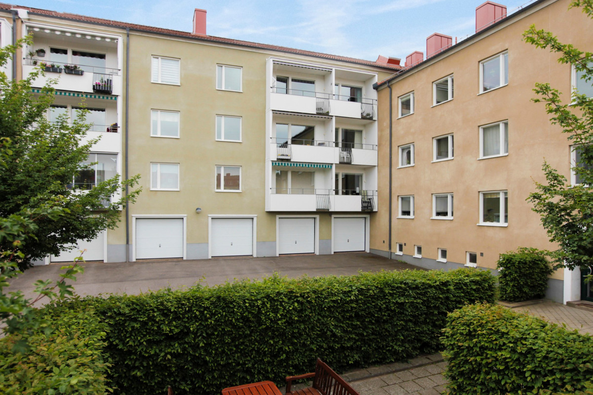 Balkongsidan Donationsgatan 29