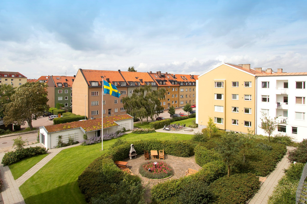 Föreningens gård och grillplats Donationsgatan 29