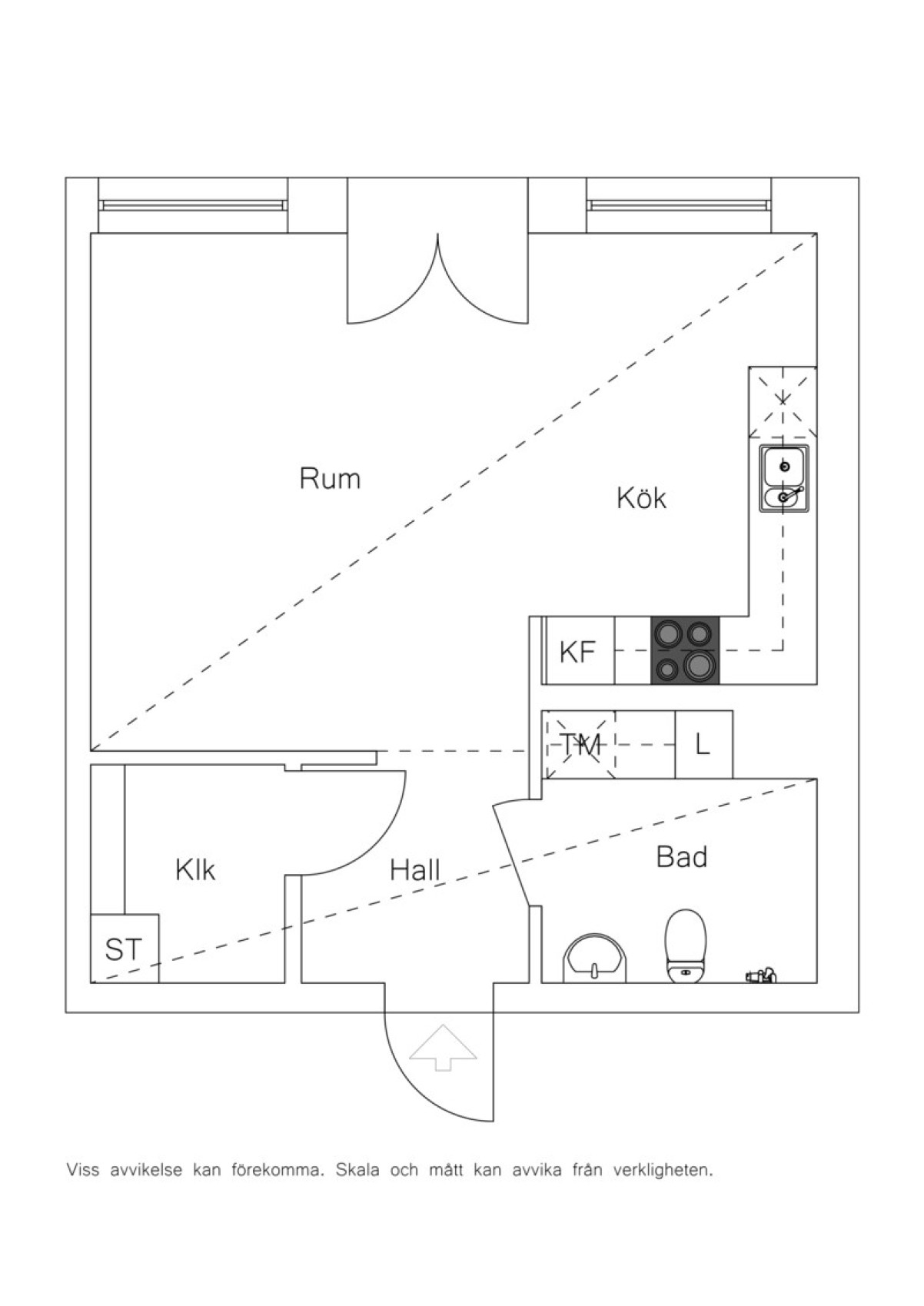 Planritning Bagaregatan 19